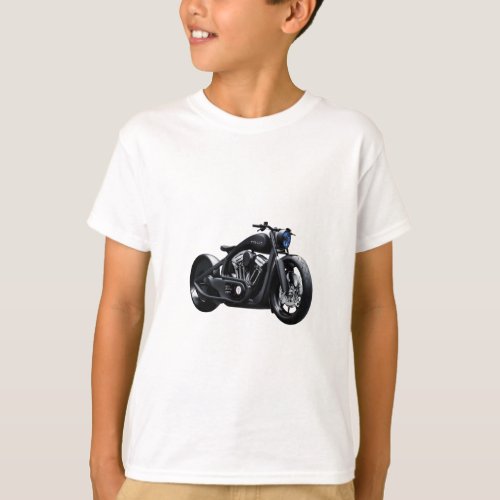 Ride in Style Bike Logo Print T_shirt