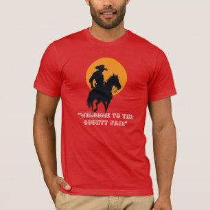 Ride Into the Sunset – Cowboy Silhouette Tee