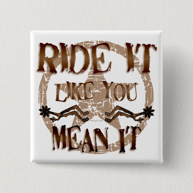 Ride It Button (Front)