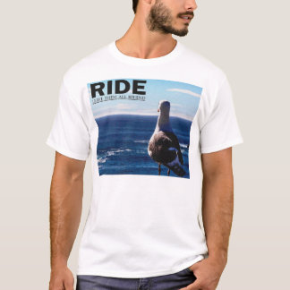 Ride Leave Them All Behind Seagull Ocean Vintage T-Shirt