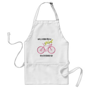 Ride Like a Girl Adult Apron