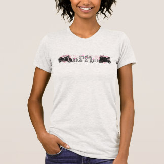 Ride Like A Girl Tee Shirt