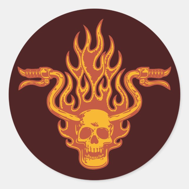 Ride Minded -1a Classic Round Sticker (Front)