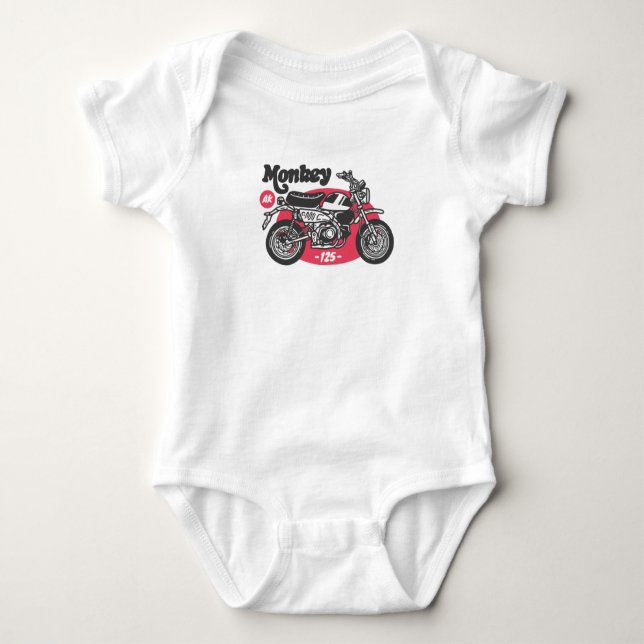 Ride Monkey Baby Bodysuit (Front)