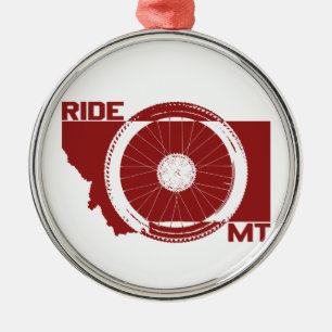Ride Montana Metal Ornament
