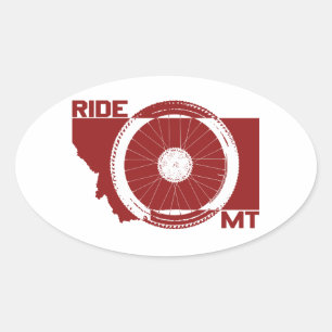 Ride Montana Oval Sticker