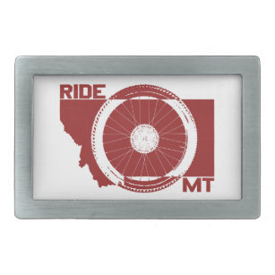 Ride Montana Rectangular Belt Buckle