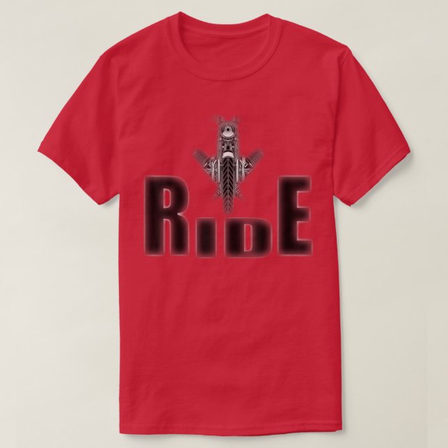 Ride Motorcycle1307 T-Shirt (Design Front)