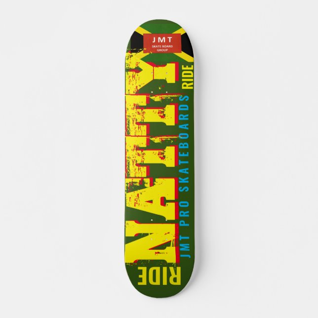 RIDE NATTY RIDE  JMT Skateboard, 7¾" Deck (Front)