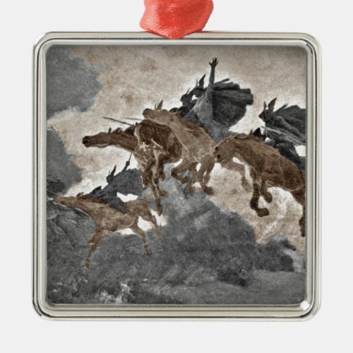 Ride of the Valkyries Metal Ornament
