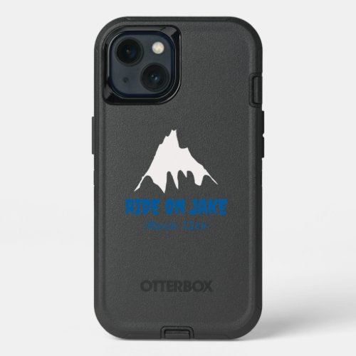 Ride On Jake Snowboard   iPhone 13 Case
