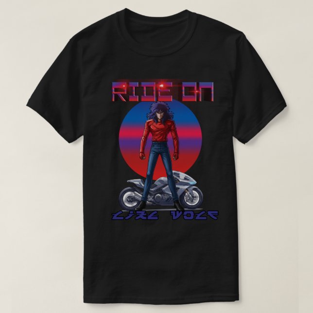 Ride On Like wolf  T-Shirt (Design Front)