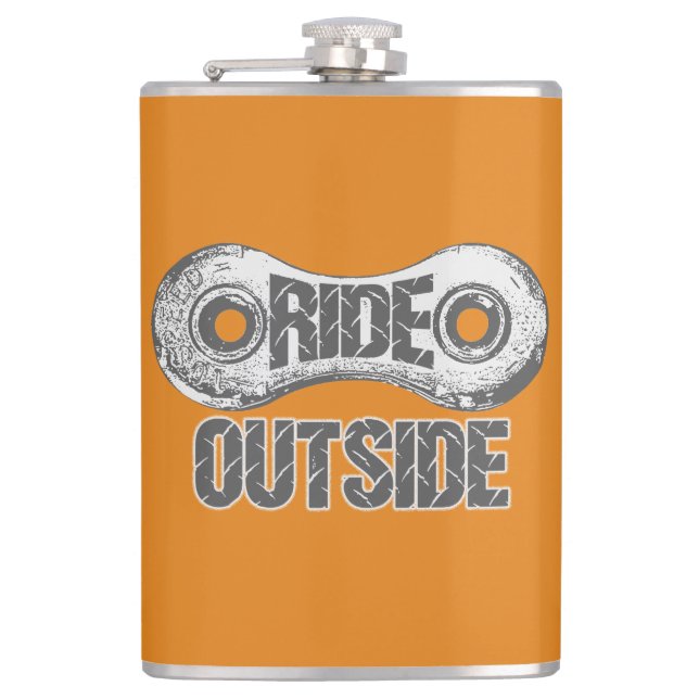 Ride Outside Flask (Front)