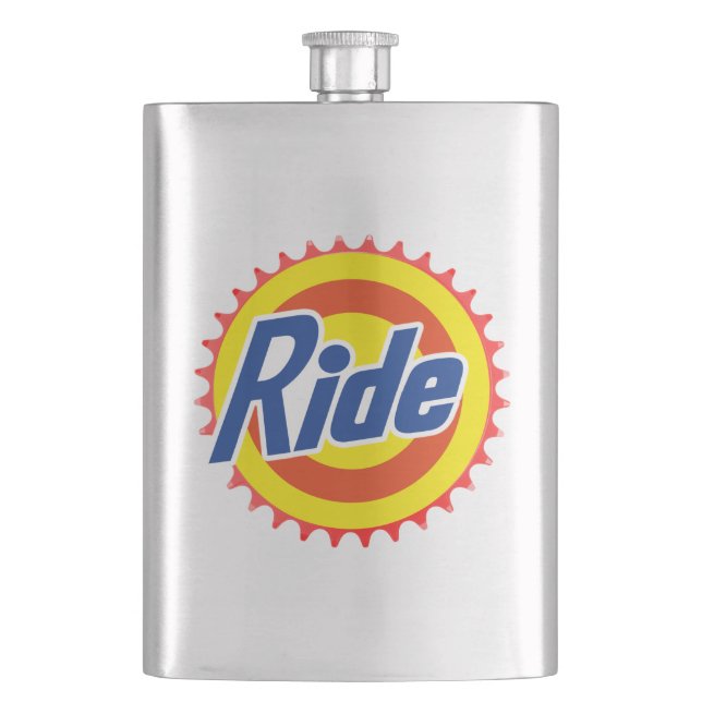 Ride (Parody) Flask (Front)