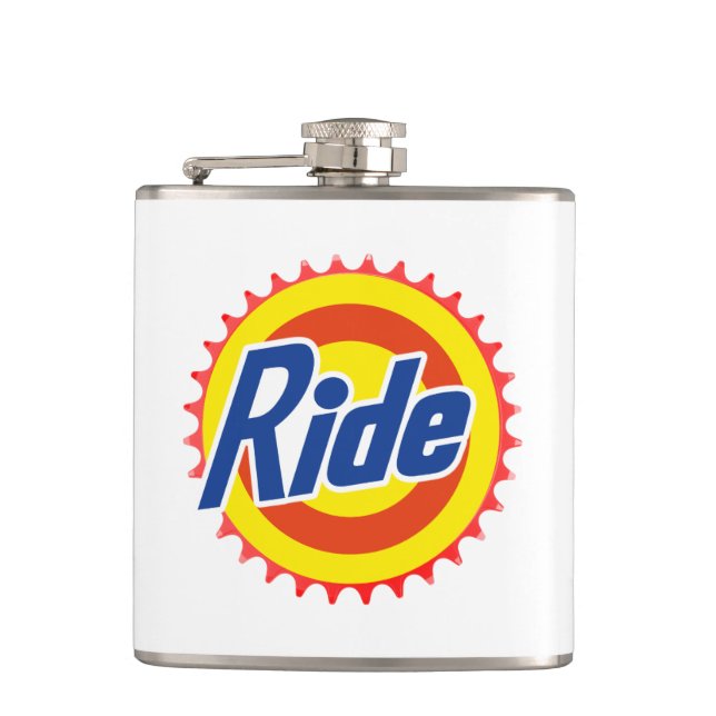 Ride (Parody) Flask (Front)