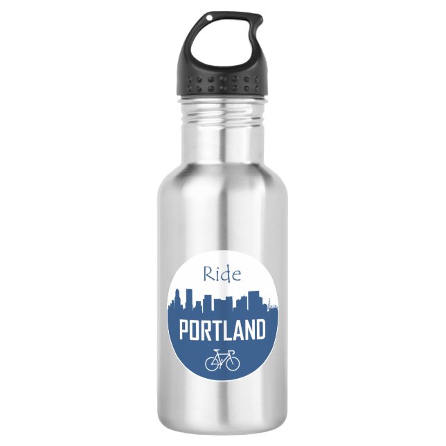 Ride Portland Stainless Steel Water Bottle (Front)