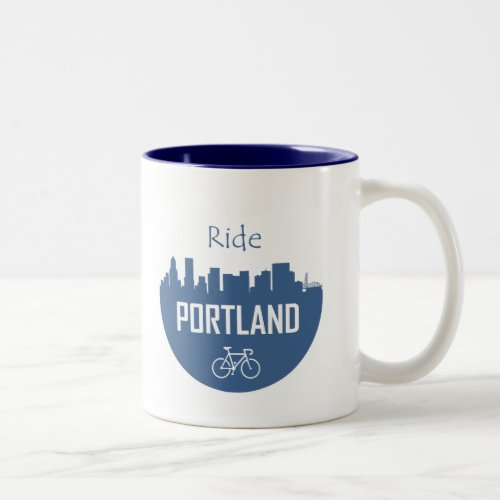 Ride Portland Two_Tone Coffee Mug