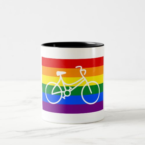 Ride Pride Cycling Two_Tone Coffee Mug