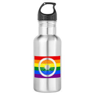 Ride Pride Cycling Wheel Stainless Steel Water Bottle