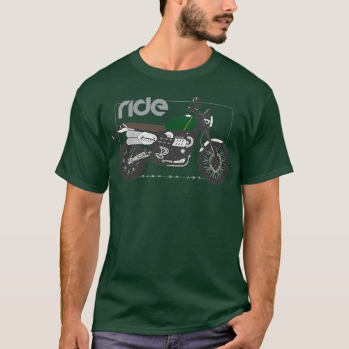 Ride scrambler 1200 xc green  T_Shirt