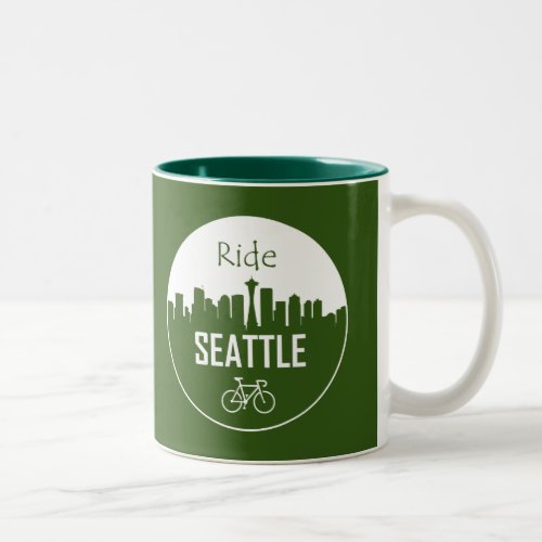 Ride Seattle Two_Tone Coffee Mug