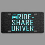 Ride Share Driver Rideshare Driving License Plate