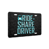 Ride Share Driver Rideshare Driving License Plate (Right)