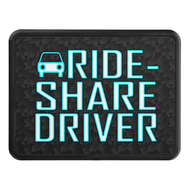 Ride Share Driver Rideshare Driving Tow Hitch Cover (Front)