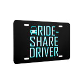 Ride Share Driving Uber Driver Rideshare License Plate (Right)