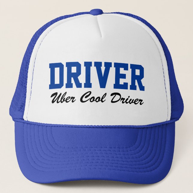 Ride Share Uber Cool Driver Driving Hat (Front)