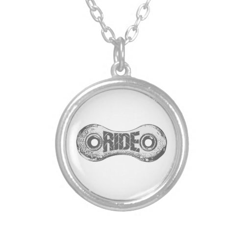 Ride Silver Plated Necklace