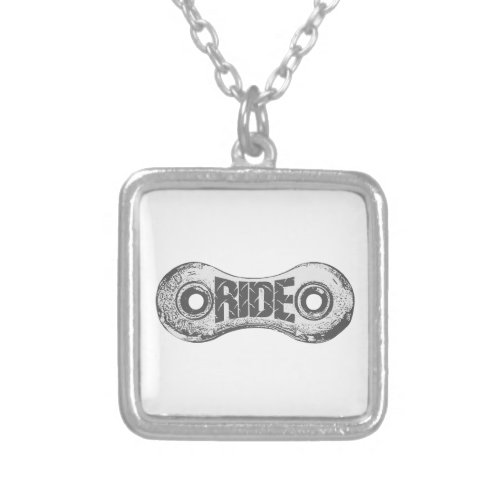 Ride Silver Plated Necklace