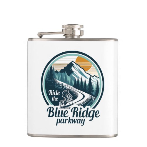 Ride The Blue Ridge Parkway Cycling Flask