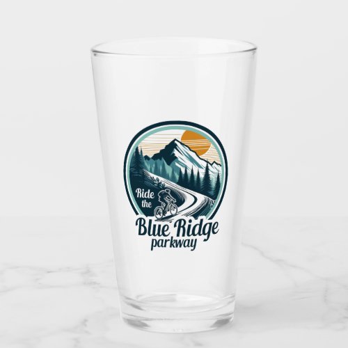 Ride The Blue Ridge Parkway Cycling Glass