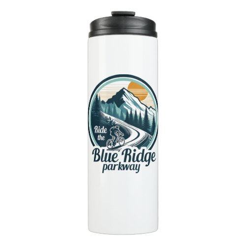 Ride The Blue Ridge Parkway Cycling Thermal Tumbler