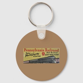 Ride The Great East-west Fleet Prr                Keychain by stanrail at Zazzle
