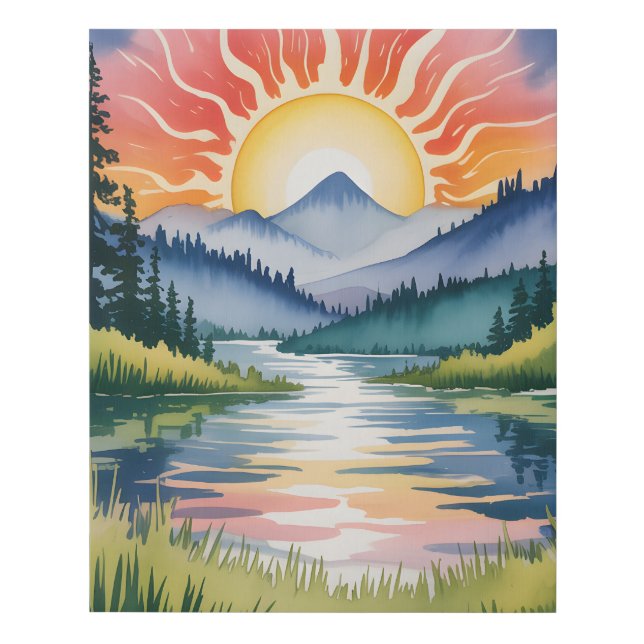 Ride the Lightning 3 Faux Canvas Print (Front)