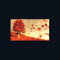 Ride the October Breeze Canvas Print