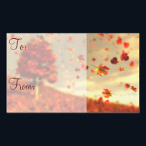 Ride the October Breeze Gift Stickers