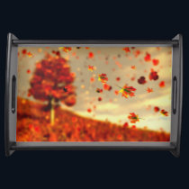 Ride the October Breeze Serving Tray