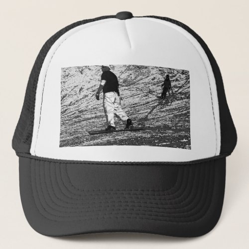 Ride the Slopes _ Snowboarding and Skiing Trucker Hat