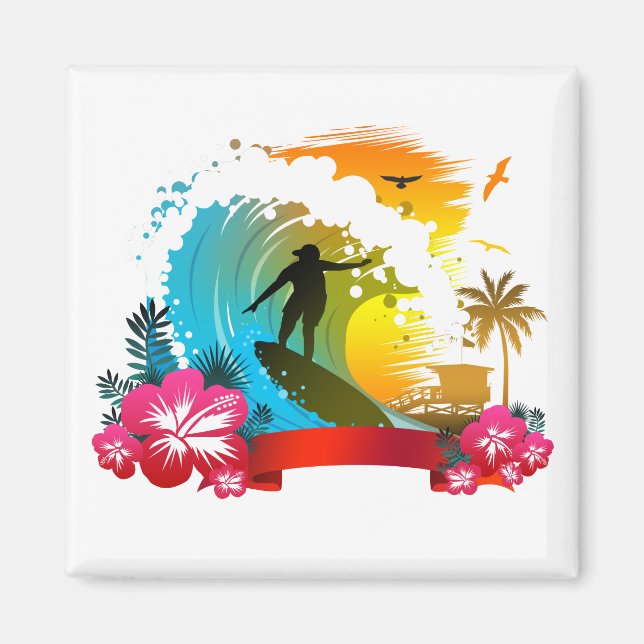 Ride The Tide Magnet (Front)