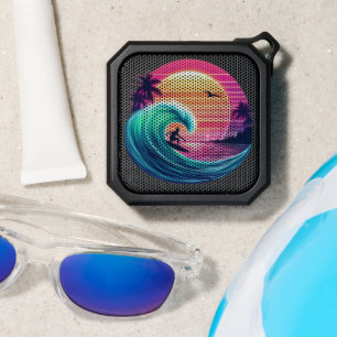 Ride the Wave at Sunset Bluetooth Speaker