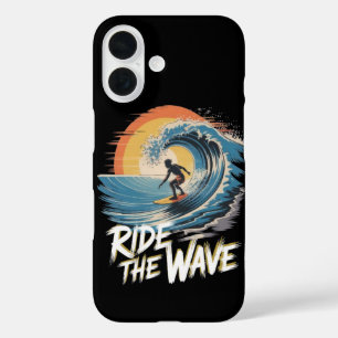 Ride the Wave  iPhone 16 Case