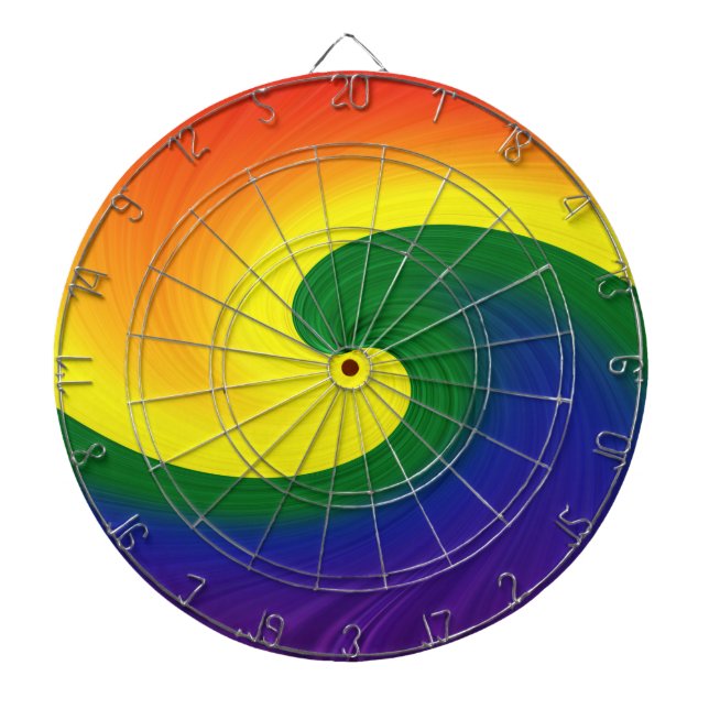 Ride the Wave  Dart Board (Front)