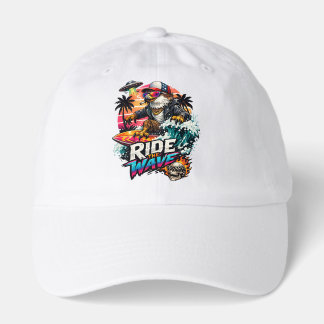 Ride the Wave Eagle Surfer Hat