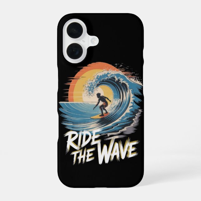 Ride the Wave  Iphone Case (Back)