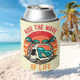 Ride the Wave of Life Surfing | Motivational Sea Can Cooler