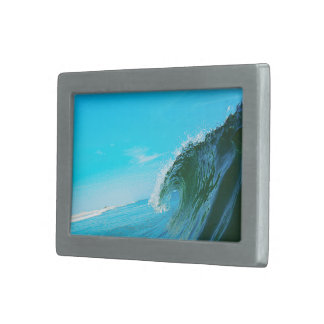 Ride the Wave Rectangular Belt Buckle