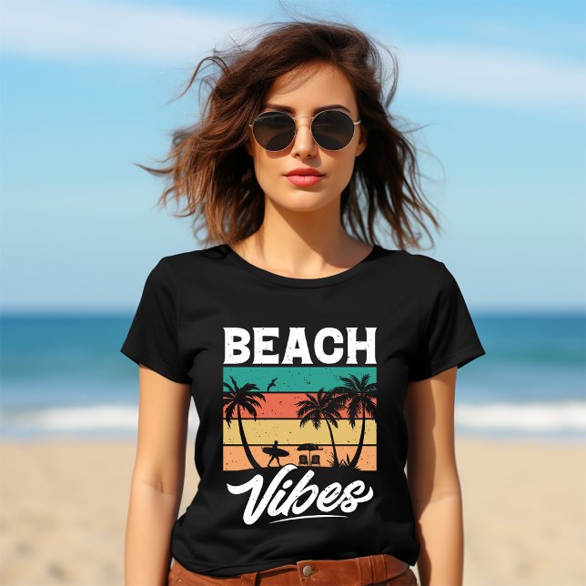 Ride the Waves in Style: Beach Fun T-Shirt Tri-Blend Shirt (Creator Uploaded)